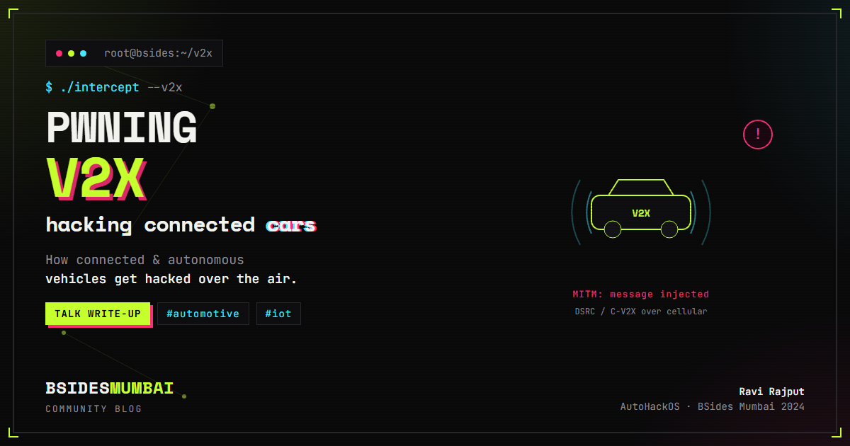 V2X Exploitation: How Connected & Autonomous Cars Get Hacked